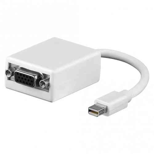 Adapterkabel SUB-D15HD female/DisplayPort mini male gerade, weiß