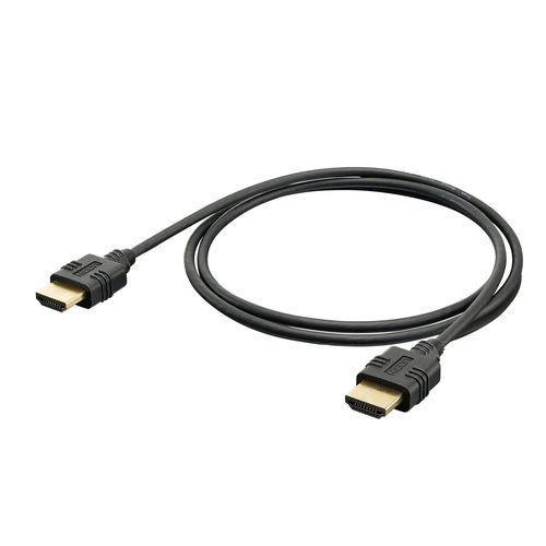 HICON Multimedia-Kompaktkabel HDMI® HighSpeed-Cable with Ethernet & ARC, 4K 18G
