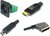 HDMI-Steckverbinder, Scartstecker, Hosiden-Verbinder, S-VHS, RJ45 - HICON