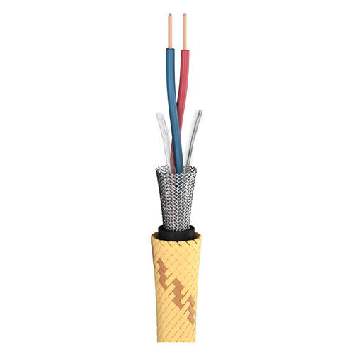 Sommer Cable Mikrofonkabel Club Series MKII; 2 x 0,34 mm²; PVC Ø 6,50 mm; gelb-schwarz