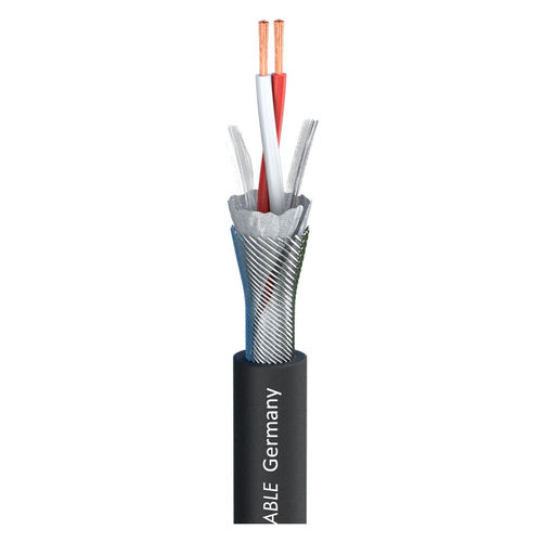 Sommer Cable Mikrofonkabel SC-Source MKII; 2 x 0,25 mm²; FRNC Ø 6,50 mm; schwarz