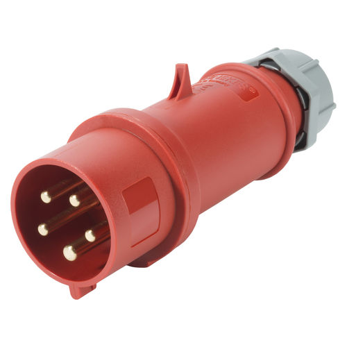 Mennekes CEE cable plug 5-pin, red