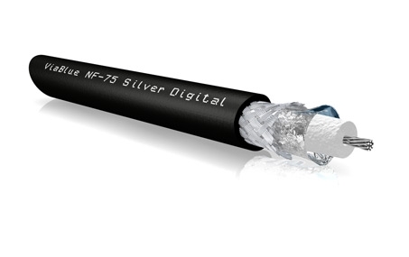 ViaBlue NF-75 Silver Digitalkabel, Meterware