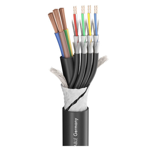 Sommer Cable Monolith 4; Power: 3 x 1,50 mm²; DMX: 4 x 2 x 0,14 mm²; PVC