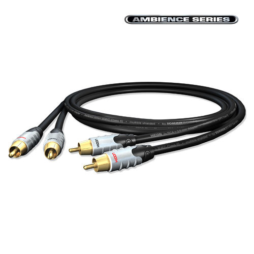 Sommercable AMBIENCE SERIES Stereo Audio Kabel Cinch (Kabelpaar)