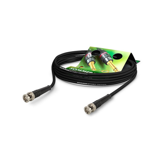 Sommercable videopatchledning HD-SDI (HDTV) Vector 0,8 / 3,7, BNC / BNC, DAMAR & HAGE