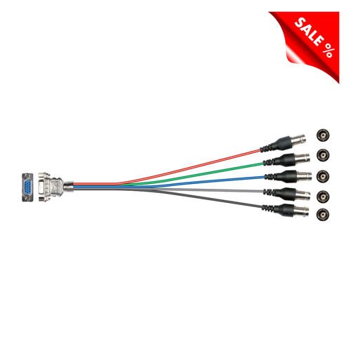 VGA-Adapter-Kabel VGA, 15 | HD-SUB-D / BNC - 0,20 m