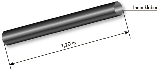 Sommer Cable Schrumpfschlauch mit Innenkleber, Länge 1,20 m