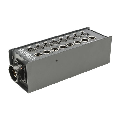 THE BOXX compact -> Rund-LK-Verbinder; IN: 08 / OUT: 08, getrennte Masseführung