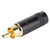 REAN Cinch (RCA), 2-pin, RCA / Cinch cable connector NYS352BG, gold-plated pins