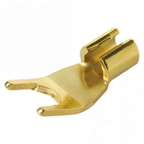 Hicon cable lug HI-CTA01 real gold-plated, for crimping