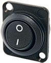 Hicon HI-SW01 switch 1-pole on / off, D-flange