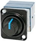 Hicon HI-PT01-BL stereo potentiometer 50 kOhm linear, 90 dB