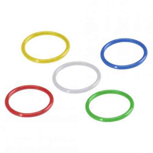 HICON coding ring, 10 colored rings for HICON connectors with corrugated housing