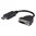 Adapterkabel DisplayPort male/DVI-D 24 + 5 Single link female gerade, schwarz