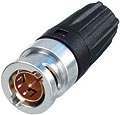 Neutrik cable connector BNC Rear Twist NBNC75BLP7, 75 Ω
