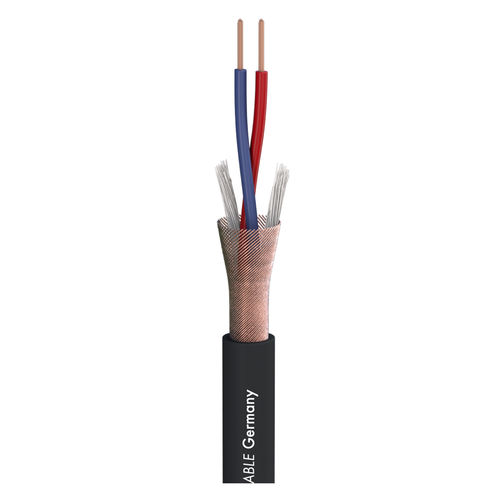 Sommer Cable Mikrofonkabel Stage 22 Highflex; 2 x 0,22 mm²; PVC Ø 6,40 mm; schwarz