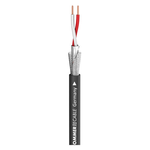 Sommer Cable Patch- & Mikrofonkabel SC-Goblin; 2 x 0,14 mm²; PVC Ø 4,60 mm; schwarz