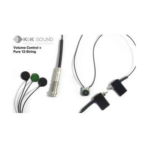 K&K Sound - Pure Western 12-String Tonabnehmer mit Lautstärkeregler
