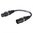 Sommer cable adapter cable XLR 3-pin male / XLR 5-pin female straight 0.15m, black