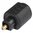 Basic adapter mini-plug male / TOSLINK male straight, black