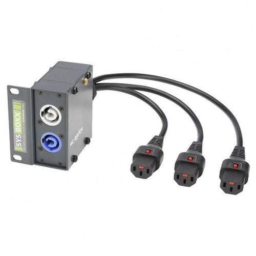 Sommercable AC-Brick Adapter NAC3MPA blau/NAC3MPB grau/IEC Kaltgerätebuchse, verriegelbar mit Kabel