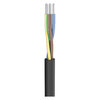Silicone cable SC-Silcoflex; 3 x 1.50 mm²; Silicone, Ø 8.00 mm; black