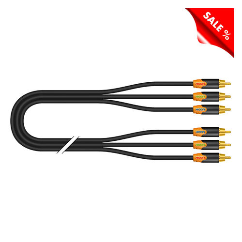 Sommercable YUV-Kabel YUV / Component, 3 | Cinch / Cinch, HICON