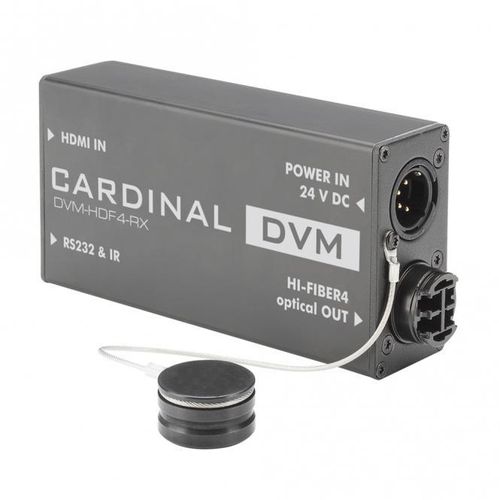 CARDINAL DVM HDMI®-FIBER-EXTENDER gerade, anthrazit