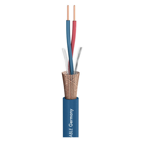 Sommer Cable Mikrofonkabel Club Series MKII; 2 x 0,34 mm²; PVC Ø 6,50 mm; blau