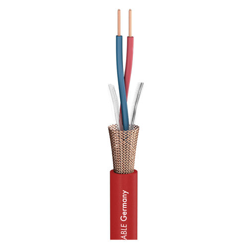 Sommer Cable Mikrofonkabel Club Series MKII; 2 x 0,34 mm²; PVC Ø 6,50 mm; rot