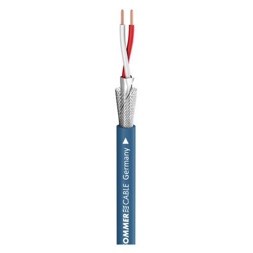 Sommer Cable Patch- & Mikrofonkabel SC-Goblin; 2 x 0,14 mm²; PVC Ø 4,60 mm; blau