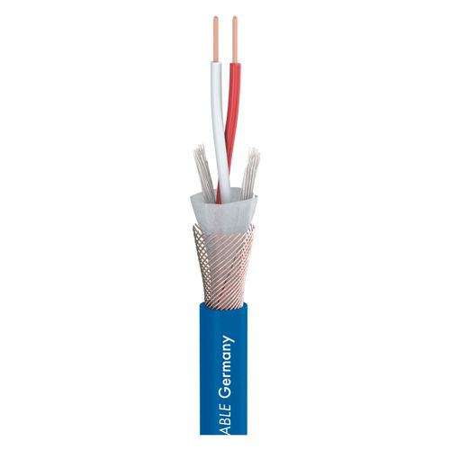 Sommer Cable DMX Binary 234 AES / EBU MKII; 2 x 0.34 mm²; PVC Ø 6,20 mm; blue