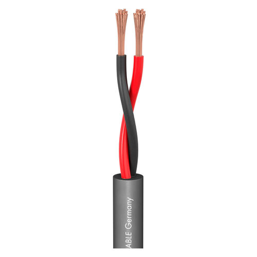 Sommer Cable Lautsprecherkabel Meridian Mobile SP225, 2 x 2,50 mm², PVC dunkelgrau