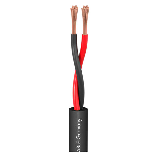 Sommer Cable Lautsprecherkabel Meridian Install SP225, 2 x 2,50 mm² FRNC flammwidrig schwarz