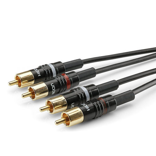 Sommer Cable Instrumentenkabel | 2 x Cinch / 2 x Cinch, HICON