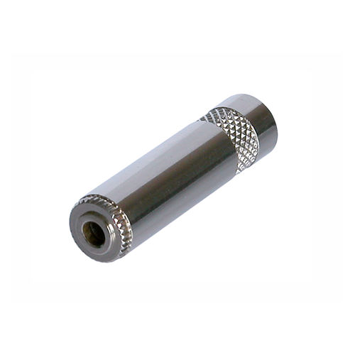 REAN Klinke (3,5mm), 3-pol , Metall-, Löttechnik-Kabelbuchse, vernickelte Kontakte, schwarz