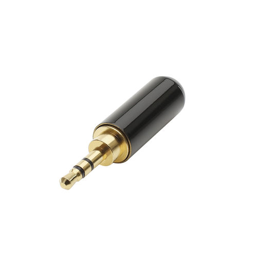 HICON mini jack (2.5mm) 3-pin metal plug, straight