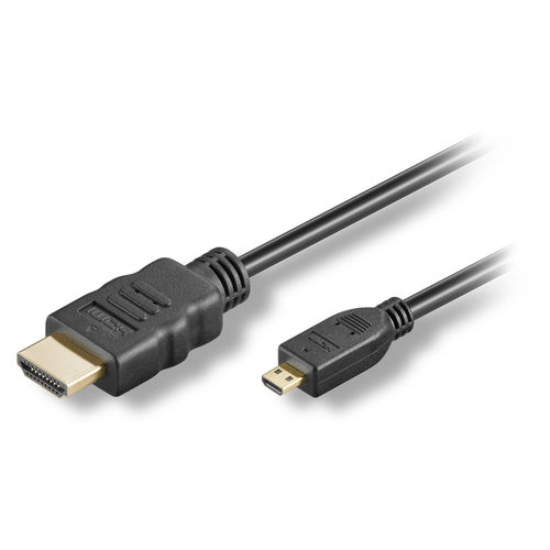 Multimediakabel HDMI-Adapterkabel, 19 x | HDMI® male/ HDMI® micro male