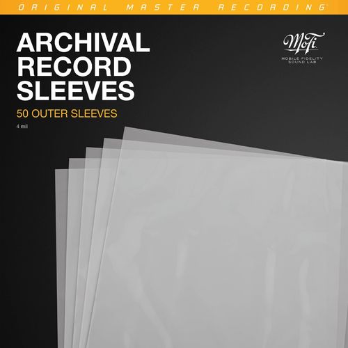 MFSL ARCHIVAL RECORD OUTER SLEEVES, Außenhüllen für LPs (50 Stück)