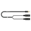 Sommercable stereo split cable SC-Onyx 2025, XLR Male / mini jack, HICON