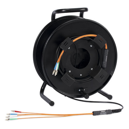 Sommercable Octopus-G; 4 x 50/125 µm OM3; PUR-FRNC digital fiber optic distribution system, LC
