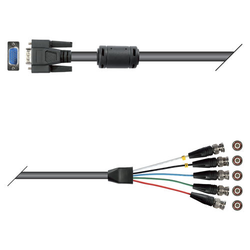 Sommer Cable BASIC VGA adapter cable VGA, 15 x | HD-SUB-D / BNC