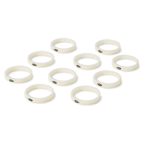 HICON coding ring, 10 rings with number "0" for HICON XLR straight