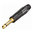 NEUTRIK® Klinke Stecker (6,3mm) 2-pol, NP2X-B-CRYSTAL, Pin vergoldet, CRYSTAL