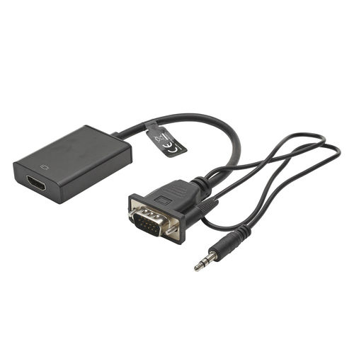 CARDINAL DVM HDMI Wandler (VGA) DVM-HDT-VAHD2, IN: Klinke 3,5 mm/VGA | OUT: HDMI-Buchse