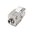 RJ45 CAT.8.1, 8-pin , metal, insulation displacement technology cable connector, gold-plated contact