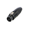 NEUTRIK® speakON®, IP52 , 8-pin, NLT8FXX-BAG, metal, soldering technology cable socket