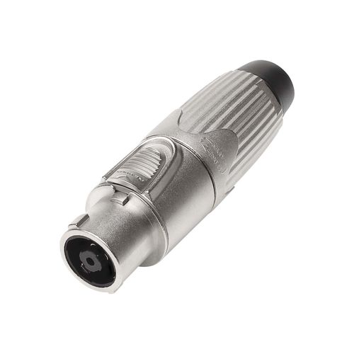 NEUTRIK® speakON®, IP52 , 8-pin, NLT8FXX, metal, soldering cable socket, nickel-colored