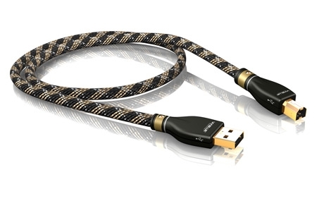 ViaBlue™ KR-2 Silver High-End USB-Kabel 2.0 A/B - 1,0 m (VERSANDRÜCKLÄUFER)